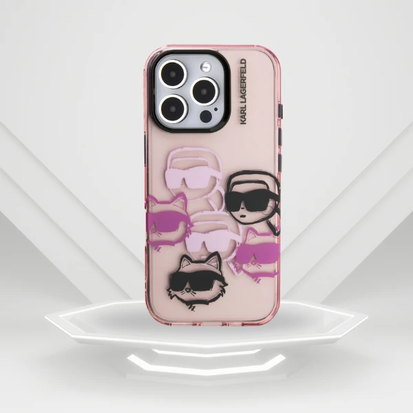 Dėklas Karl Lagerfeld IML Multi K&C Head Pattern skirtas Apple iPhone 16 Pro Max rožinės spalvos aprašymas - Prekės nuotrauka Dėklas Karl Lagerfeld IML Multi K&C Head Pattern skirtas Apple iPhone 16 Pro Max rožinės spalvos aprašymas - Prekės nuotrauka