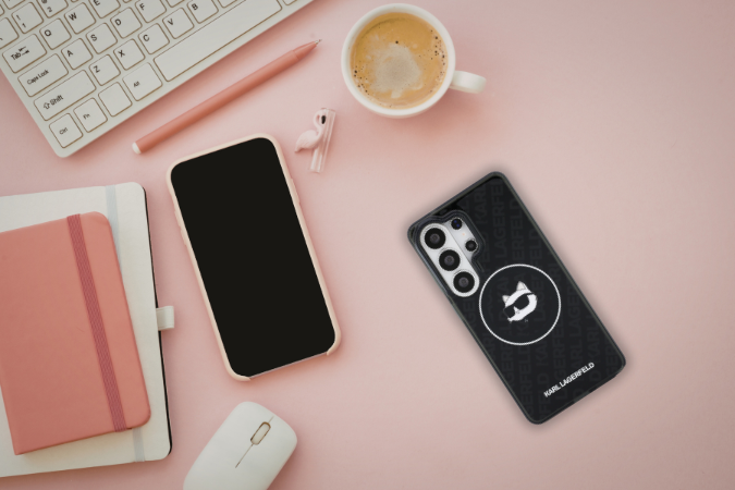 Dėklas Karl Lagerfeld IML Repeated Choupette MagSafe for Samsung Galaxy S26 Ultra juodos spalvos aprašymas - Prekės nuotrauka