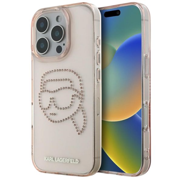 Dėklas Karl Lagerfeld IML Rhinestones Karl Head Apple iPhone 16 Pro rožinės spalvos aprašymas - Prekės nuotrauka Dėklas Karl Lagerfeld IML Rhinestones Karl Head Apple iPhone 16 Pro rožinės spalvos aprašymas - Prekės nuotrauka