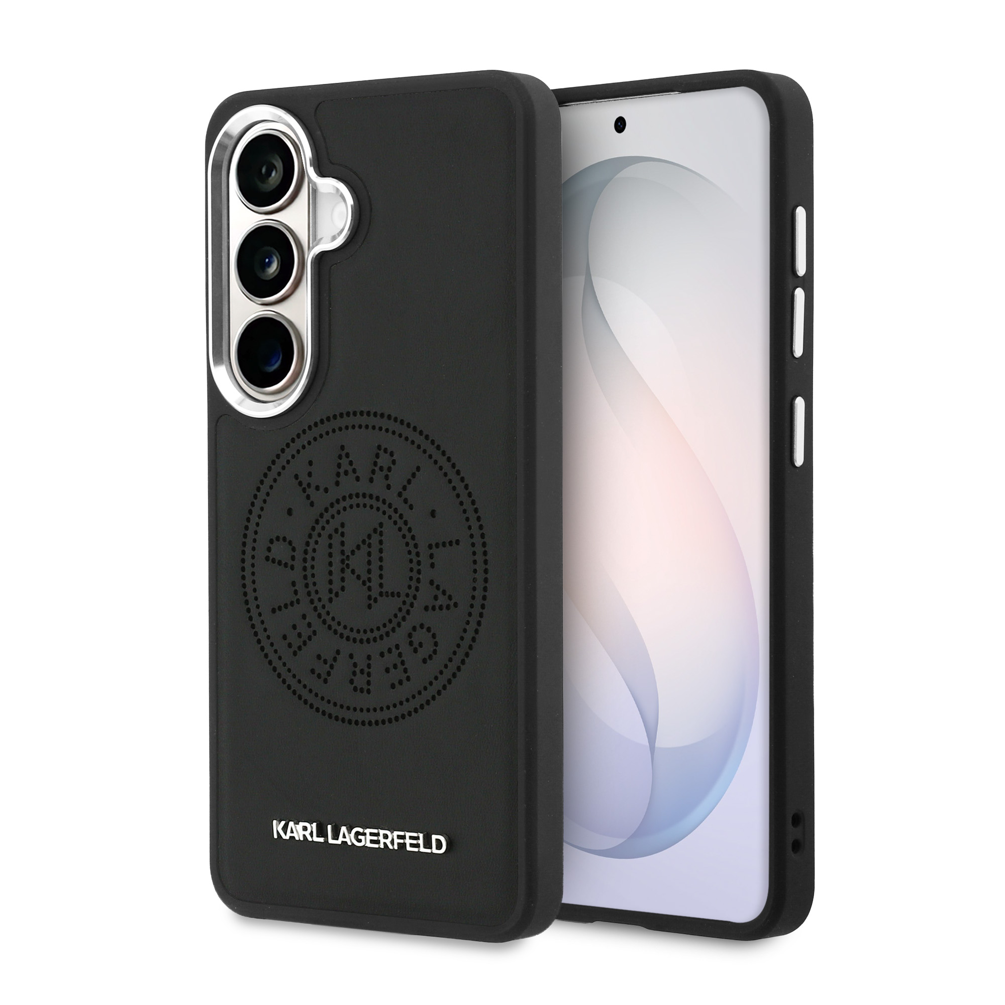 Dėklas Karl Lagerfeld Perforated KL MagSafe Samsung Galaxy S26 juodos spalvos aprašymas - Prekės nuotrauka Dėklas Karl Lagerfeld Perforated KL MagSafe Samsung Galaxy S26 juodos spalvos aprašymas - Prekės nuotrauka