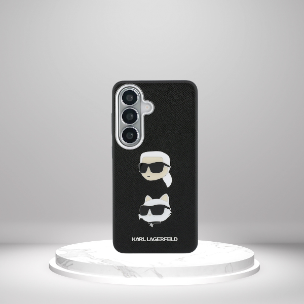 Dėklas Karl Lagerfeld Saffiano Double Heads Metal Samsung Galaxy S26 juodos spalvos aprašymas - Prekės nuotrauka Dėklas Karl Lagerfeld Saffiano Double Heads Metal Samsung Galaxy S26 juodos spalvos aprašymas - Prekės nuotrauka