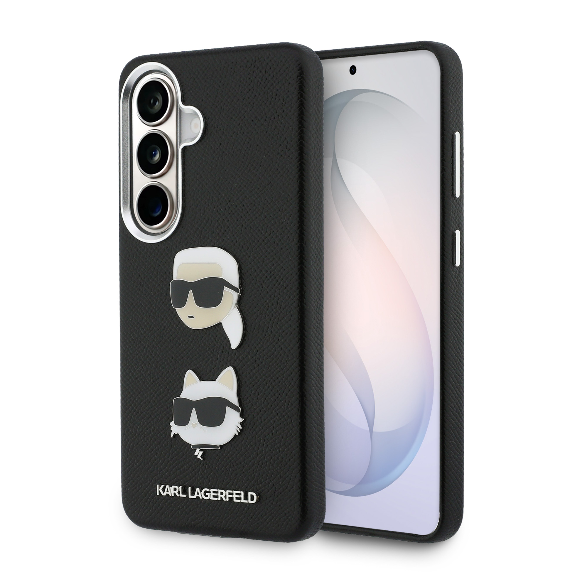 Dėklas Karl Lagerfeld Saffiano Double Heads Metal Samsung Galaxy S26 juodos spalvos aprašymas - Prekės nuotrauka Dėklas Karl Lagerfeld Saffiano Double Heads Metal Samsung Galaxy S26 juodos spalvos aprašymas - Prekės nuotrauka