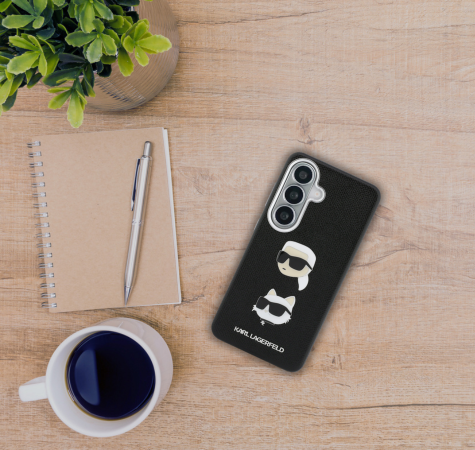 Dėklas Karl Lagerfeld Saffiano Double Heads Metal Samsung Galaxy S26 juodos spalvos aprašymas - Prekės nuotrauka Dėklas Karl Lagerfeld Saffiano Double Heads Metal Samsung Galaxy S26 juodos spalvos aprašymas - Prekės nuotrauka