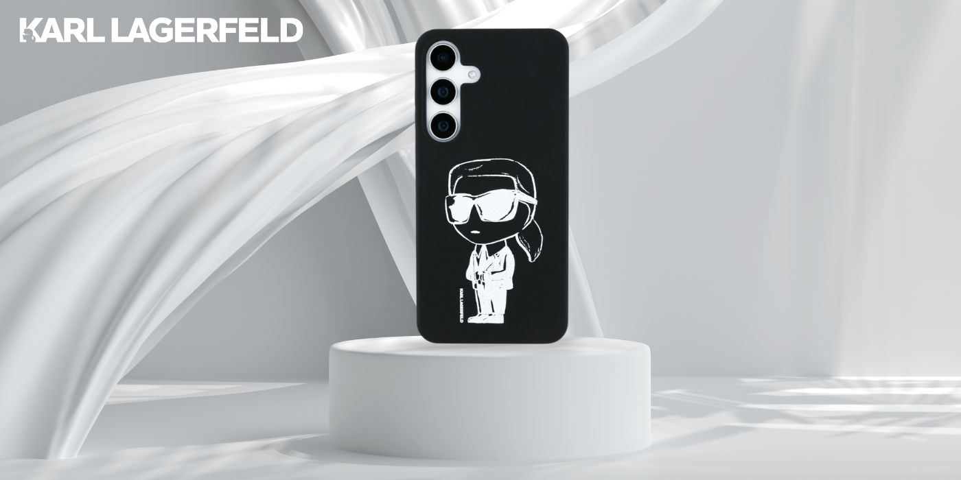 Dėklas Karl Lagerfeld Silicone Graffiti Ikonik Printed Logo MagSafe Samsung Galaxy S25 juodos spalvos aprašymas - Prekės nuotrauka