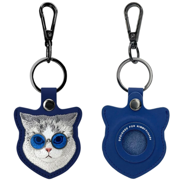 Dėklas locator Nimmy Glasses Cool Cat mėlynos spalvos aprašymas - Prekės nuotrauka Dėklas locator Nimmy Glasses Cool Cat mėlynos spalvos aprašymas - Prekės nuotrauka