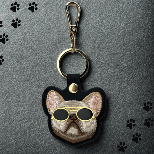 Dėklas locator Nimmy Glasses Cool Dog juodos spalvos aprašymas - Prekės nuotrauka