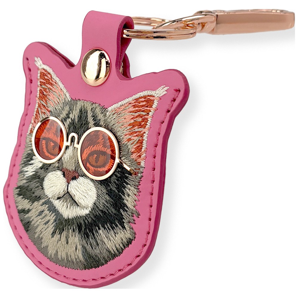 Dėklas locatorr Nimmy Glasses Cool and Cute Cat rožinės spalvos aprašymas - Prekės nuotrauka Dėklas locatorr Nimmy Glasses Cool and Cute Cat rožinės spalvos aprašymas - Prekės nuotrauka