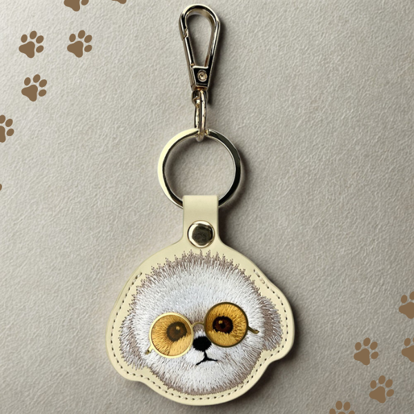 Dėklas lokatoriui Nimmy Glasses Cool Dog chaki spalvos aprašymas - Prekės nuotrauka