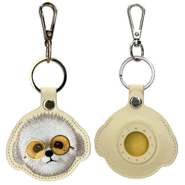 Dėklas lokatoriui Nimmy Glasses Cool Dog chaki spalvos aprašymas - Prekės nuotrauka