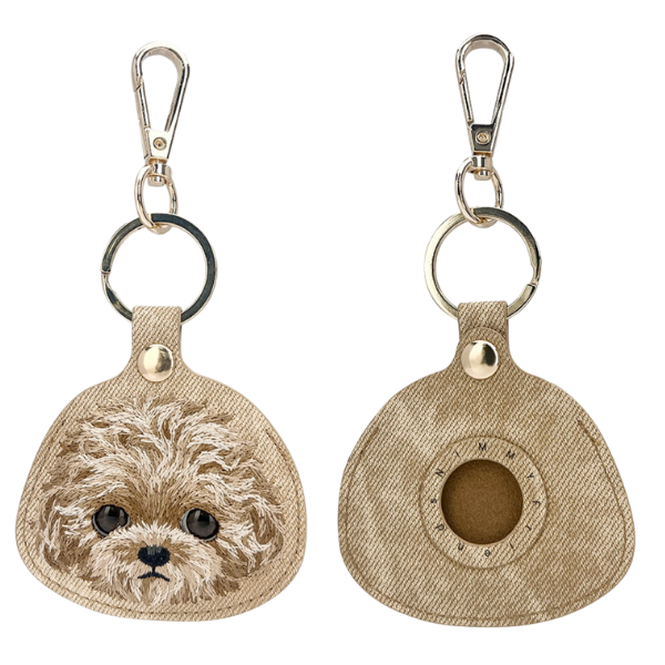 Dėklas lokatoriui Nimmy New Big Eyed Pet 2.0 Dog rudas aprašymas - Prekės nuotrauka