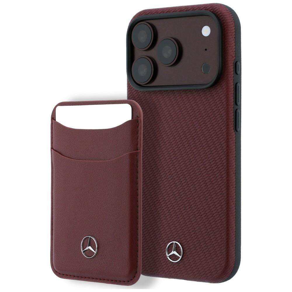 Dėklas Mercedes „Grilis Pattern“ ir kortelių piniginė iš odos su „MagSafe“, skirtas iPhone 18 Pro Max/17 Pro Max aprašymas - Prekės nuotrauka