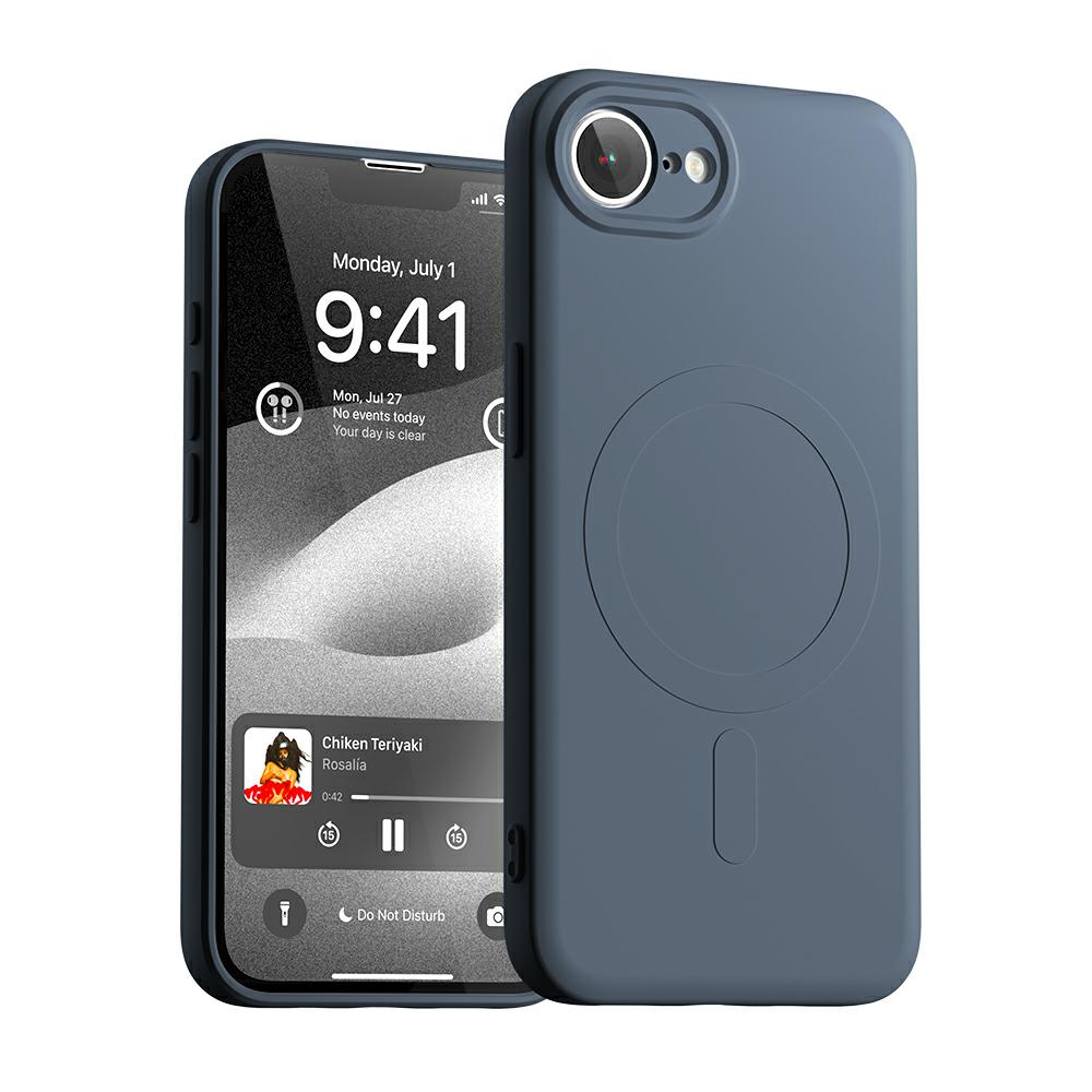 Dėklas Mercury Semi-Silicone MagSafe Apple iPhone 16E / 17e navy aprašymas - Prekės nuotrauka