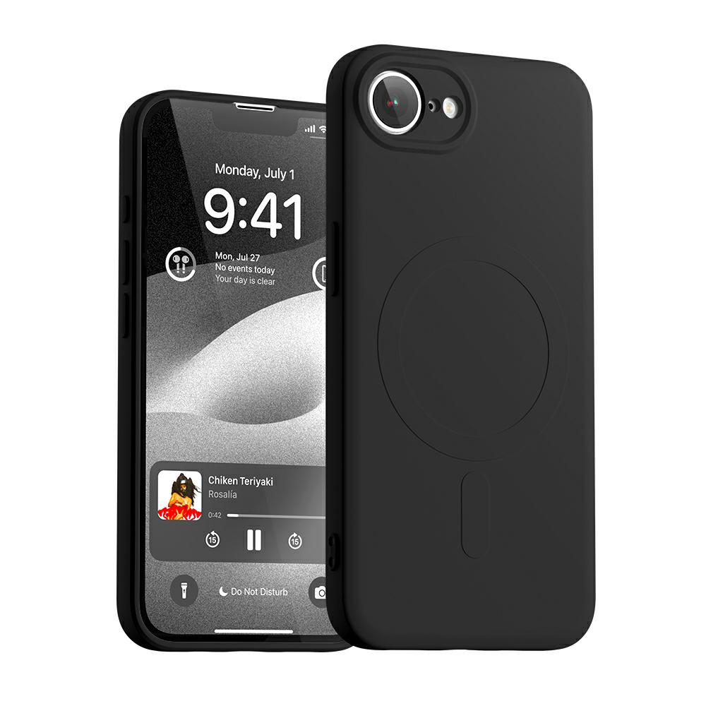 Dėklas Mercury Semi-Silicone MagSafe iPhone 16e / 17e juodas aprašymas - Prekės nuotrauka