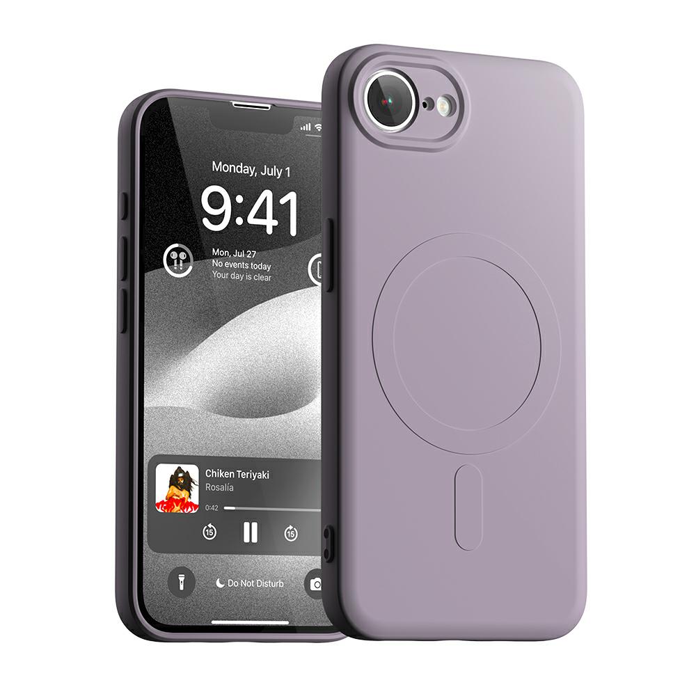 Dėklas Mercury Semi-Silicone MagSafe iPhone 16E / 17e lavender aprašymas - Prekės nuotrauka