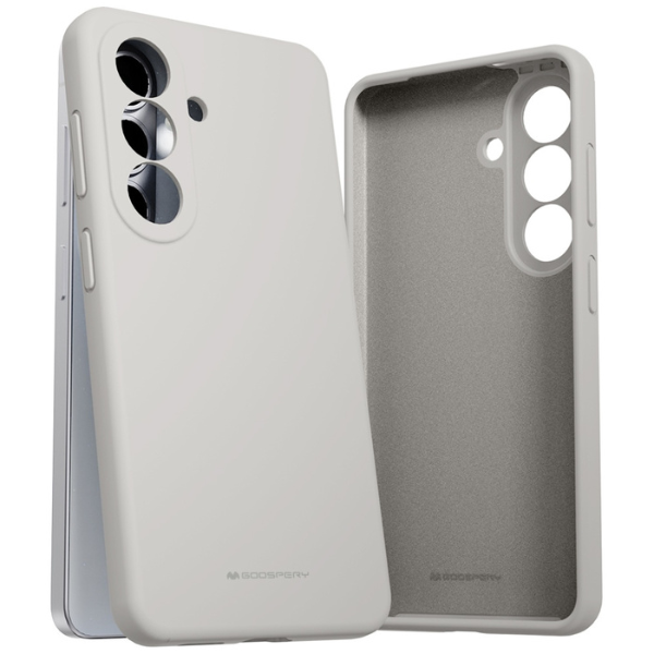 Dėklas Mercury Silicone for Samsung Galaxy S26 stone aprašymas - Prekės nuotrauka