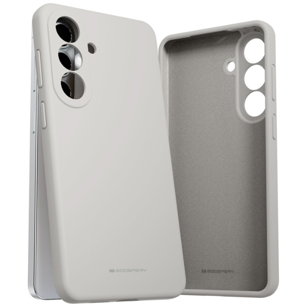 Dėklas Mercury Silicone for Samsung Galaxy S26+ stone aprašymas - Prekės nuotrauka
