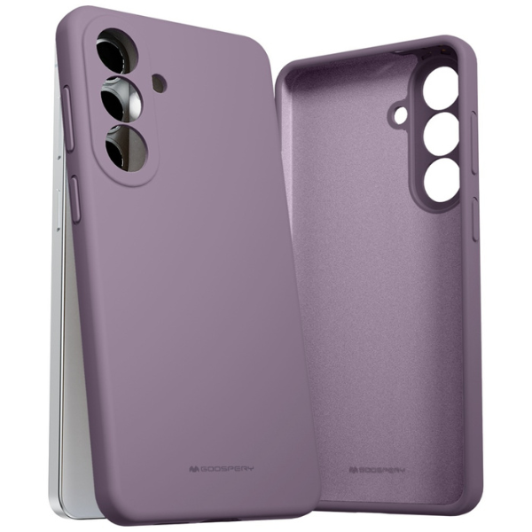 Dėklas Mercury Silicone for Samsung Galaxy S26+ violetinės spalvos aprašymas - Prekės nuotrauka