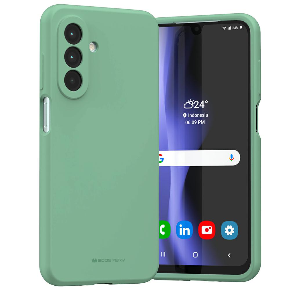 Dėklas Mercury Silicone Samsung Galaxy A26 žalias aprašymas - Prekės nuotrauka
