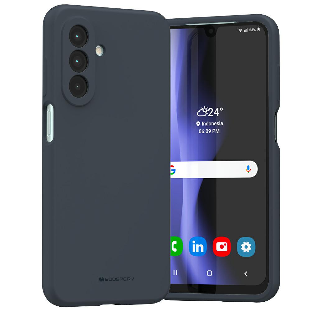 Dėklas Mercury Silicone Samsung Galaxy A26 navy aprašymas - Prekės nuotrauka