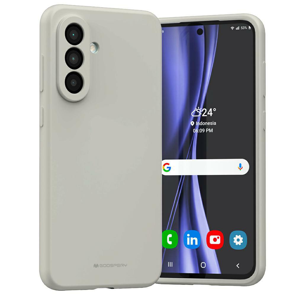 Dėklas Mercury Silicone Samsung Galaxy A36 stone aprašymas - Prekės nuotrauka