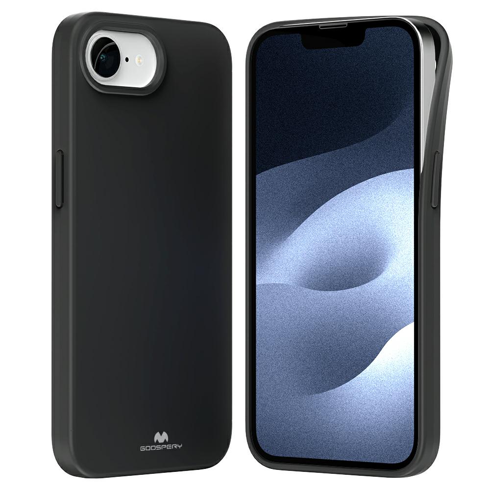 Dėklas Mercury Soft iPhone 16e / 17e juodos spalvos aprašymas - Prekės nuotrauka
