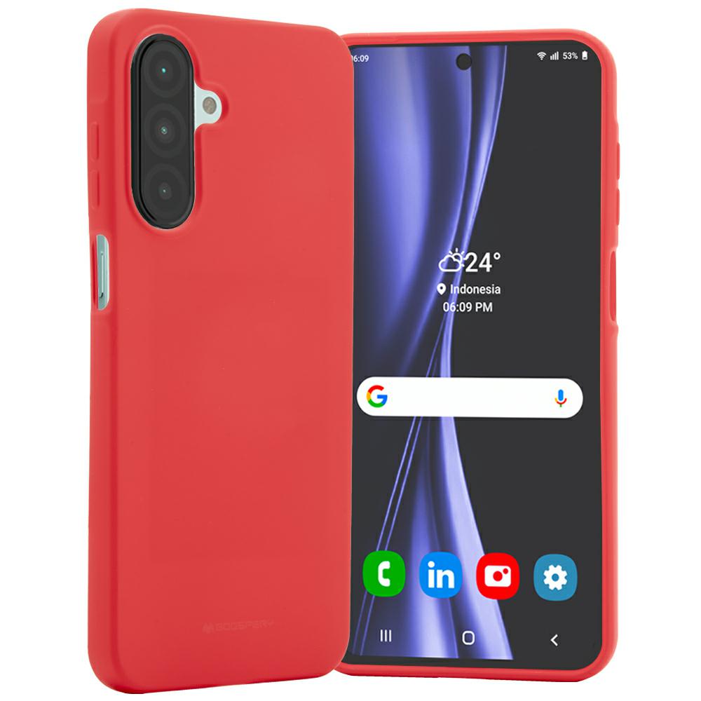 Dėklas Mercury Soft Samsung Galaxy A26 red aprašymas - Prekės nuotrauka