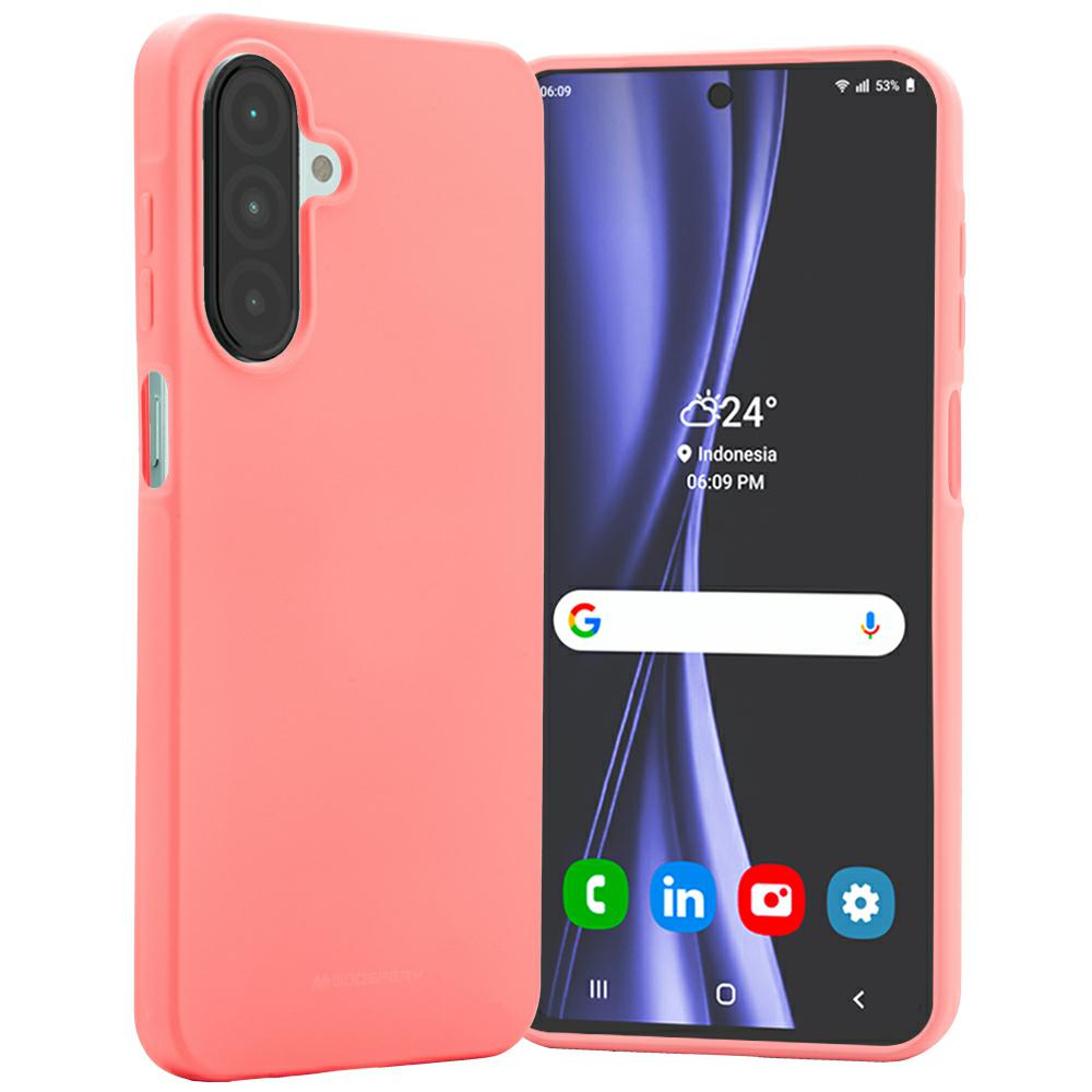 Dėklas Mercury Soft Samsung Galaxy A26 rožinės spalvos aprašymas - Prekės nuotrauka