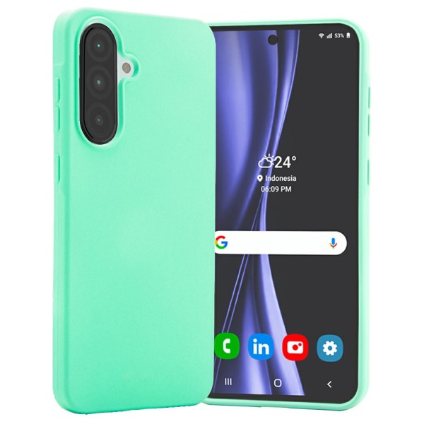 Dėklas Mercury Soft Samsung Galaxy A56 mėtų spalvos aprašymas - Prekės nuotrauka