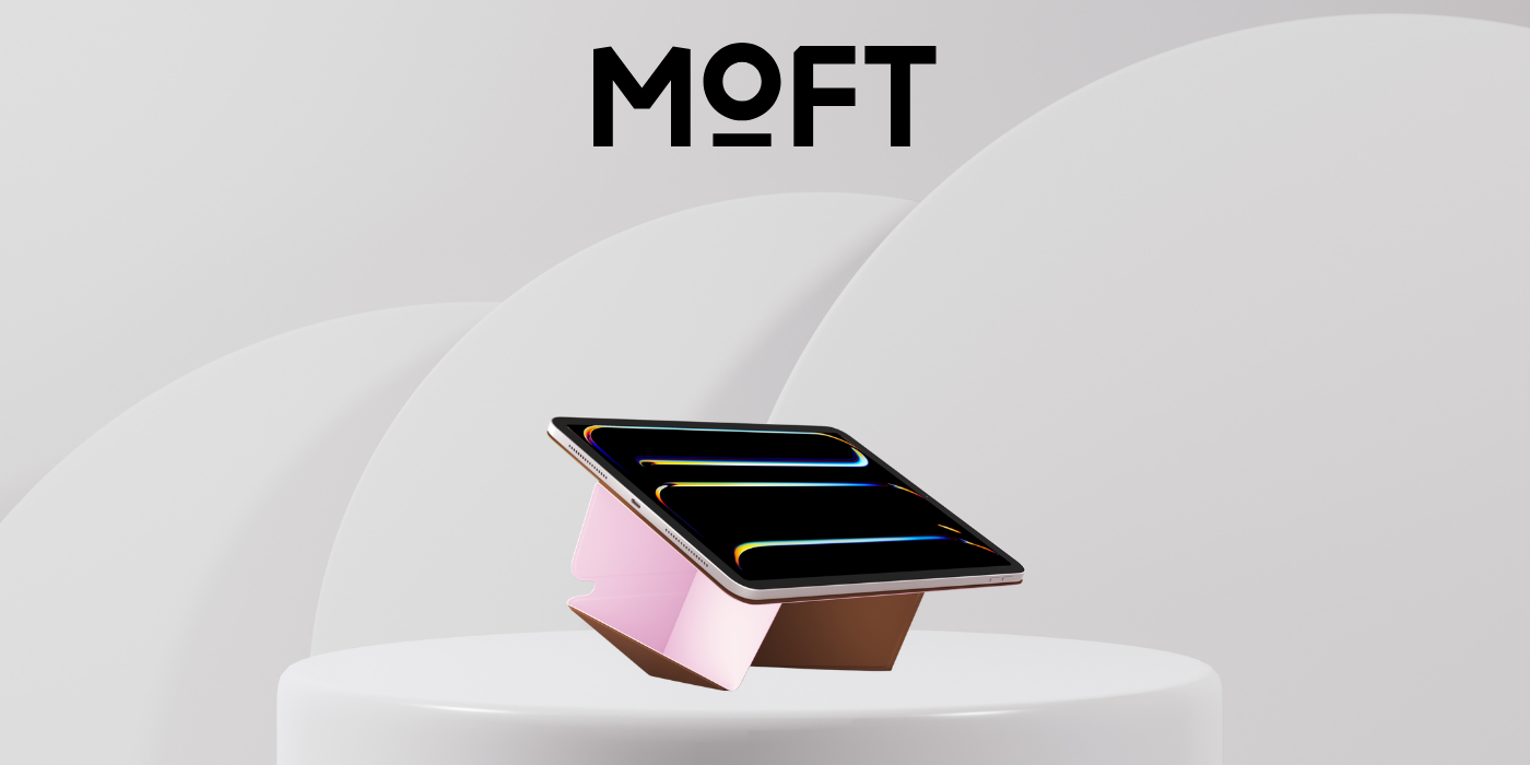 Dėklas Moft Dynamic Apple iPad Air 11″ M2 2024 / M3 2025 / 10.9″ Air 4 2020 / Air 5 2022 rožinės spalvos aprašymas - Prekės nuotrauka