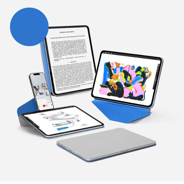 Dėklas Moft Dynamic iPad Air 11″ M2 2024 / M3 2025 / 10.9″ Air 4 2020 / Air 5 2022 cemento spalvos aprašymas - Prekės nuotrauka