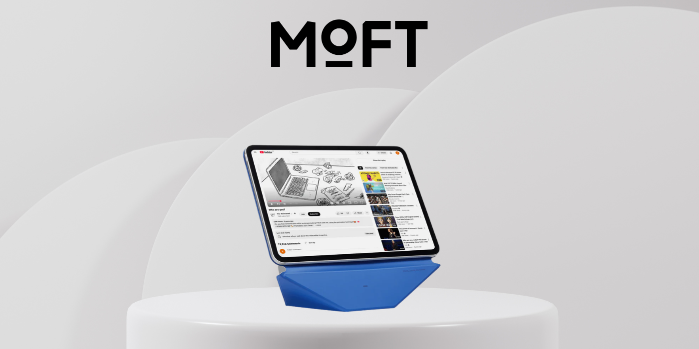 Dėklas Moft Dynamic iPad Air 11″ M2 2024 / M3 2025 / 10.9″ Air 4 2020 / Air 5 2022 cemento spalvos aprašymas - Prekės nuotrauka