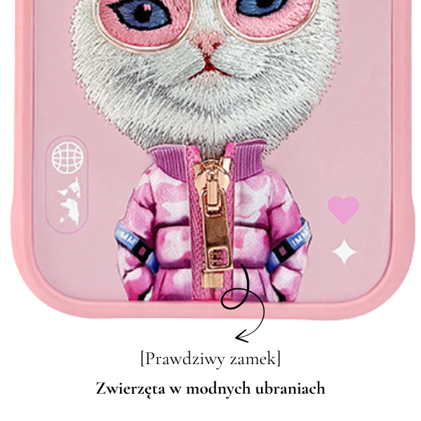 „Nimmy Cool&Cute 2.0“ katino dėklas, skirtas „iPhone 17“ - Rožinė aprašymas - Prekės nuotrauka „Nimmy Cool&Cute 2.0“ katino dėklas, skirtas „iPhone 17“ - Rožinė aprašymas - Prekės nuotrauka