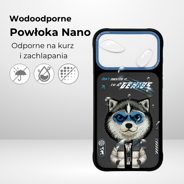 „Nimmy Cool&Cute 2.0“ vilko formos dėklas, skirtas „iPhone 17 Pro Max“ - Juodas aprašymas - Prekės nuotrauka „Nimmy Cool&Cute 2.0“ vilko formos dėklas, skirtas „iPhone 17 Pro Max“ - Juodas aprašymas - Prekės nuotrauka