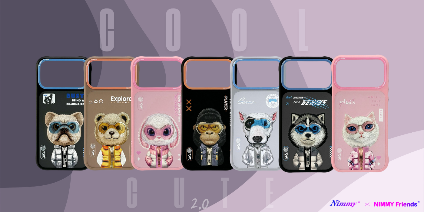 „Nimmy Cool&Cute 2.0“ vilko formos dėklas, skirtas „iPhone 17 Pro Max“ - Juodas aprašymas - Prekės nuotrauka „Nimmy Cool&Cute 2.0“ vilko formos dėklas, skirtas „iPhone 17 Pro Max“ - Juodas aprašymas - Prekės nuotrauka