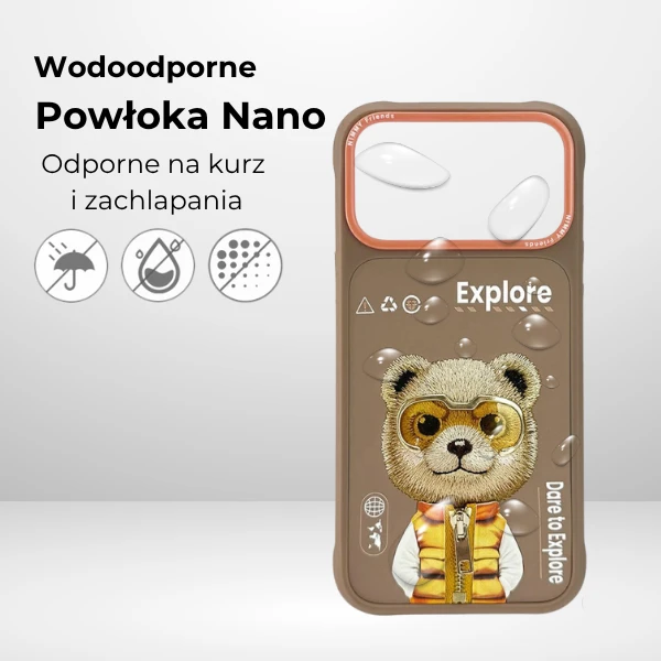 Dėklas Nimmy Cool&Cute 2.0 Bear Case for iPhone 17 Pro Max - rusvai gelsvas aprašymas - Prekės nuotrauka Dėklas Nimmy Cool&Cute 2.0 Bear Case for iPhone 17 Pro Max - rusvai gelsvas aprašymas - Prekės nuotrauka