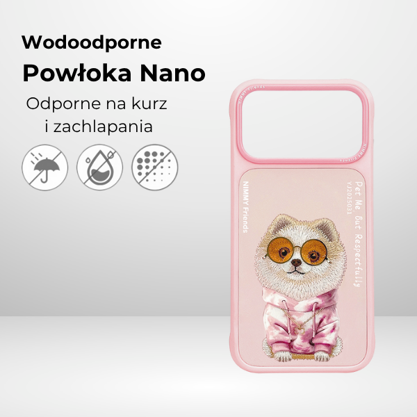 „Nimmy Glasses Cool“ dėklas, skirtas „iPhone 17 Pro Max“ – rožinis aprašymas - Prekės nuotrauka „Nimmy Glasses Cool“ dėklas, skirtas „iPhone 17 Pro Max“ – rožinis aprašymas - Prekės nuotrauka