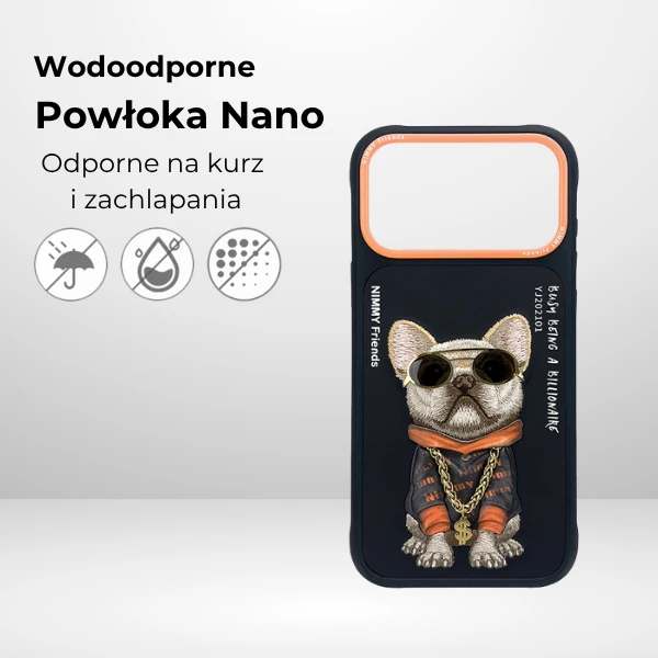 Dėklas NIMMY case GLASSES COOL DOG for IPHONE 17 Pro Max juodas aprašymas - Prekės nuotrauka Dėklas NIMMY case GLASSES COOL DOG for IPHONE 17 Pro Max juodas aprašymas - Prekės nuotrauka