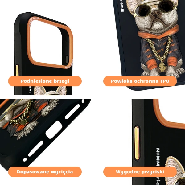 Dėklas NIMMY case GLASSES COOL DOG for IPHONE 17 Pro Max juodas aprašymas - Prekės nuotrauka Dėklas NIMMY case GLASSES COOL DOG for IPHONE 17 Pro Max juodas aprašymas - Prekės nuotrauka