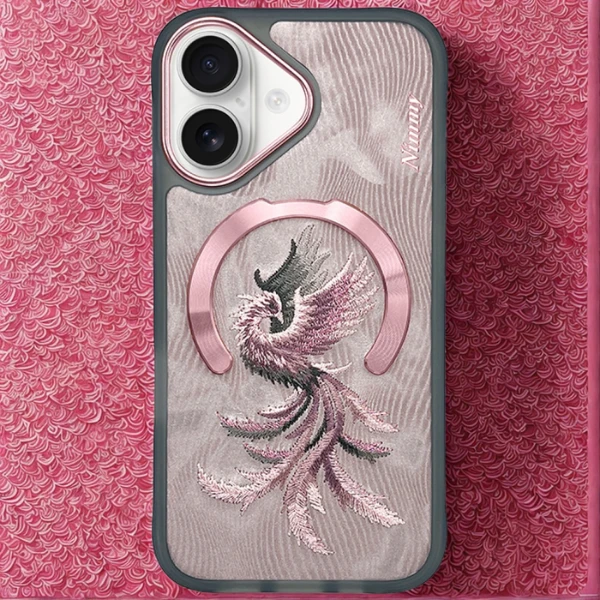 Dėklas Nimmy Magnetic Fantasy Animal MagSafe skirtas Apple iPhone 16 rose aukso spalvos aprašymas - Prekės nuotrauka