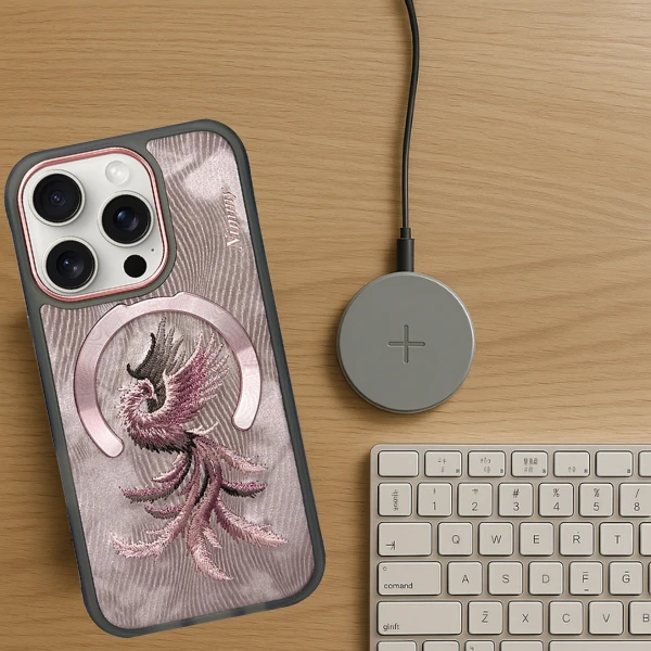 Dėklas Nimmy Magnetic Fantasy Animal MagSafe skirtas Apple iPhone 16 Pro Max rose aukso spalvos aprašymas - Prekės nuotrauka Dėklas Nimmy Magnetic Fantasy Animal MagSafe skirtas Apple iPhone 16 Pro Max rose aukso spalvos aprašymas - Prekės nuotrauka