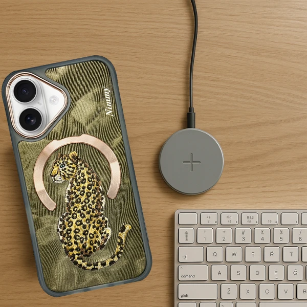 Dėklas Nimmy Magnetic Fantasy Animal MagSafe skirtas Apple iPhone 16 aukso spalvos aprašymas - Prekės nuotrauka