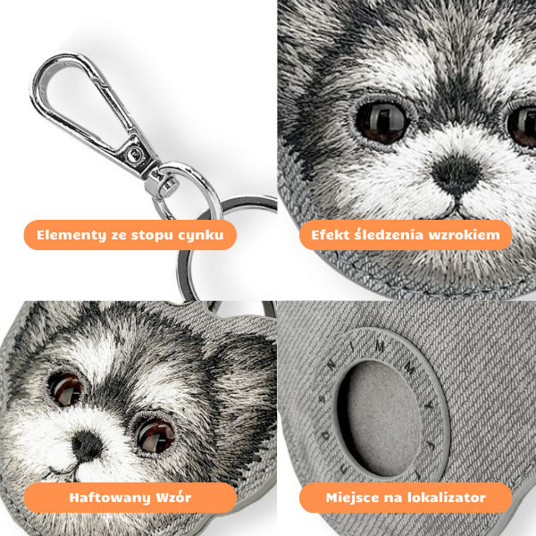 Dėklas Nimmy New Big Eyed Pet 2.0 Dog pilkas aprašymas - Prekės nuotrauka