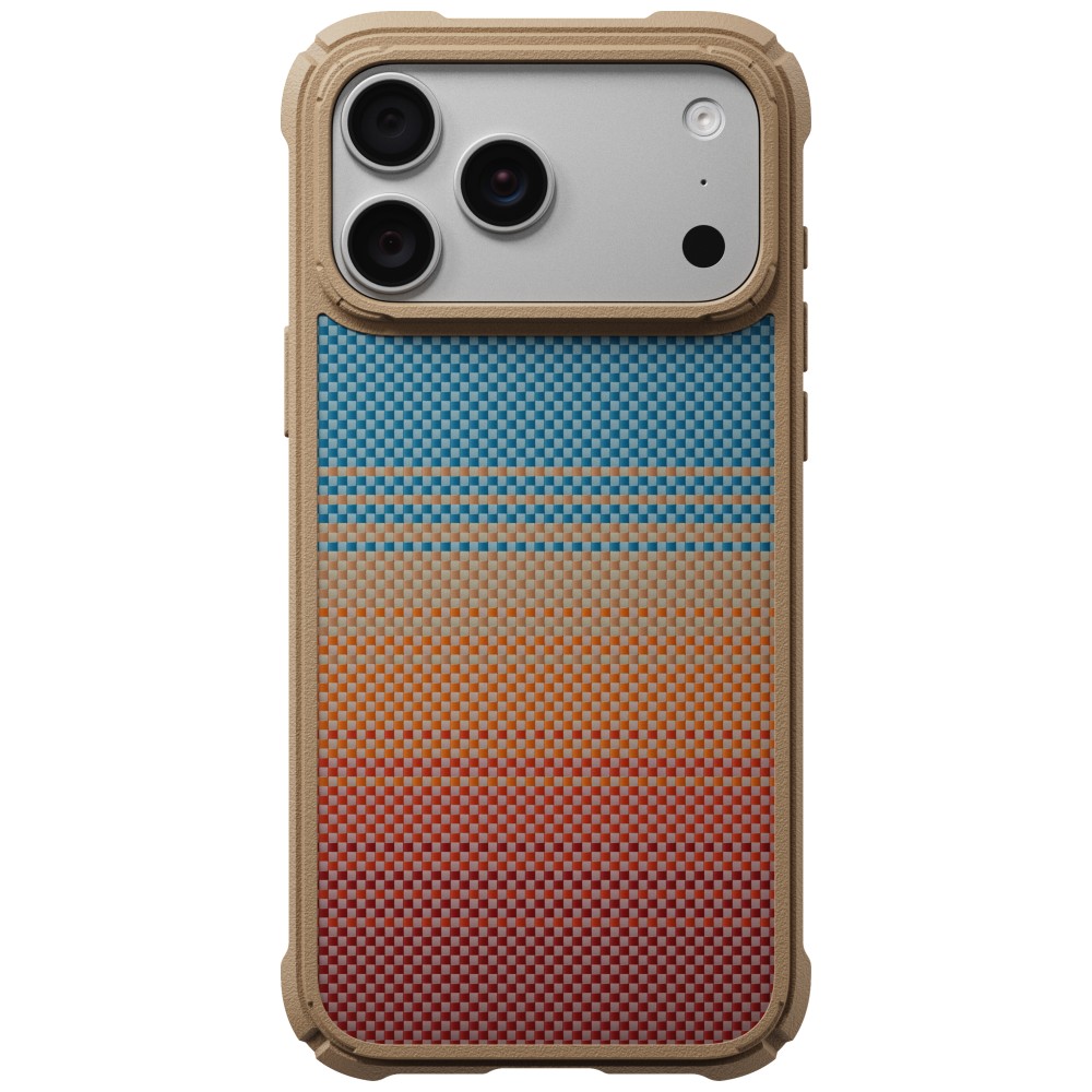Dėklas PITAKA Cairn Case California Dream 01, skirtas iPhone 18 Pro Max / 17 Pro Max, sunset aprašymas - Prekės nuotrauka