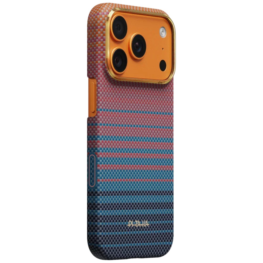 Dėklas PITAKA Edge dėklas California Dream 05 skirtas Apple iPhone 17 Pro sunset aprašymas - Prekės nuotrauka