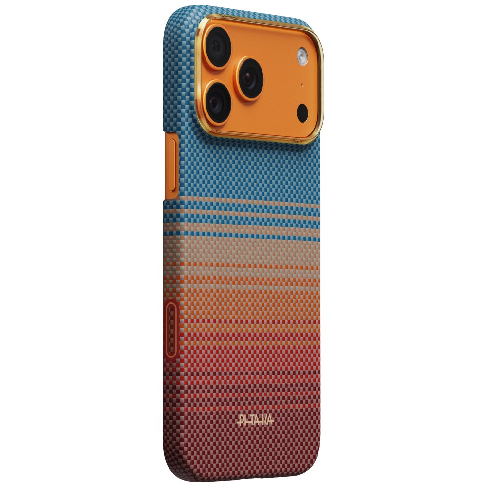 Dėklas PITAKA Edge Dėklas California Dream 01 Apple iPhone 17 Pro Max sunset aprašymas - Prekės nuotrauka Dėklas PITAKA Edge Dėklas California Dream 01 Apple iPhone 17 Pro Max sunset aprašymas - Prekės nuotrauka