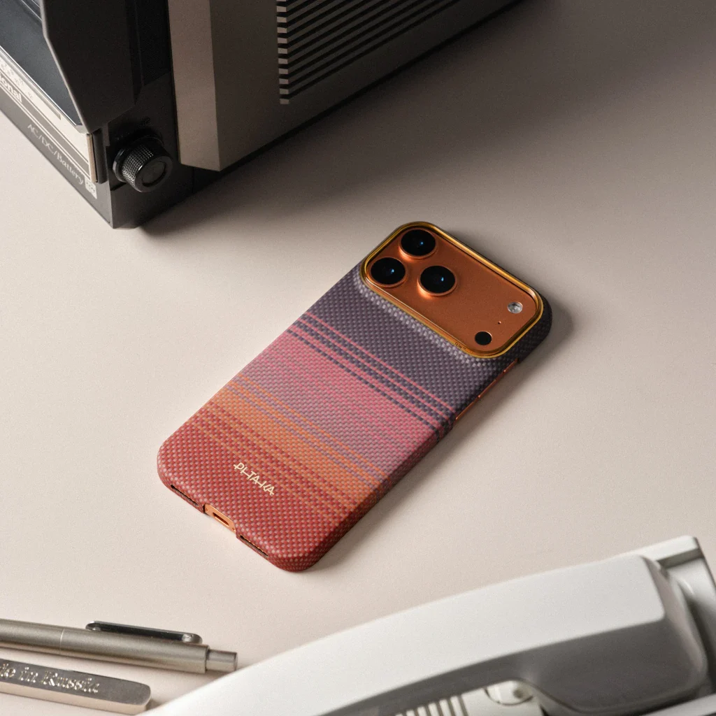 Dėklas PITAKA Edge dėklas California Dream 02 skirtas Apple iPhone 17 Pro Max sunset aprašymas - Prekės nuotrauka