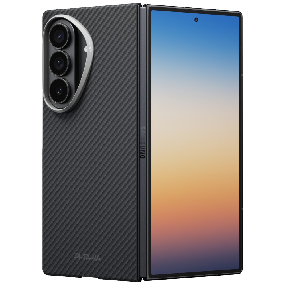 Dėklas PITAKA Edge Dėklas for Samsung Galaxy Z Fold8 Ultra juodos spalvos-pilkas aprašymas - Prekės nuotrauka