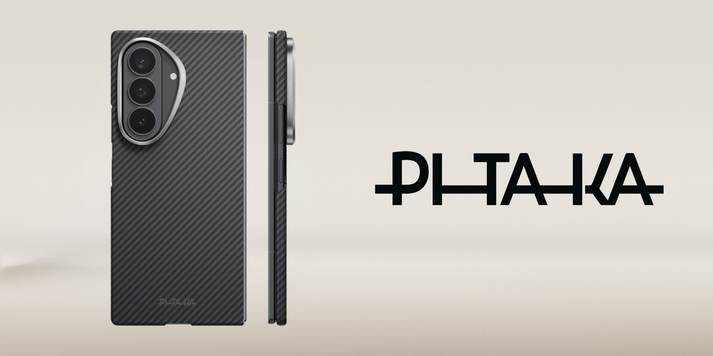 Dėklas PITAKA Edge Dėklas for Samsung Galaxy Z Fold8 Ultra juodos spalvos-pilkas aprašymas - Prekės nuotrauka