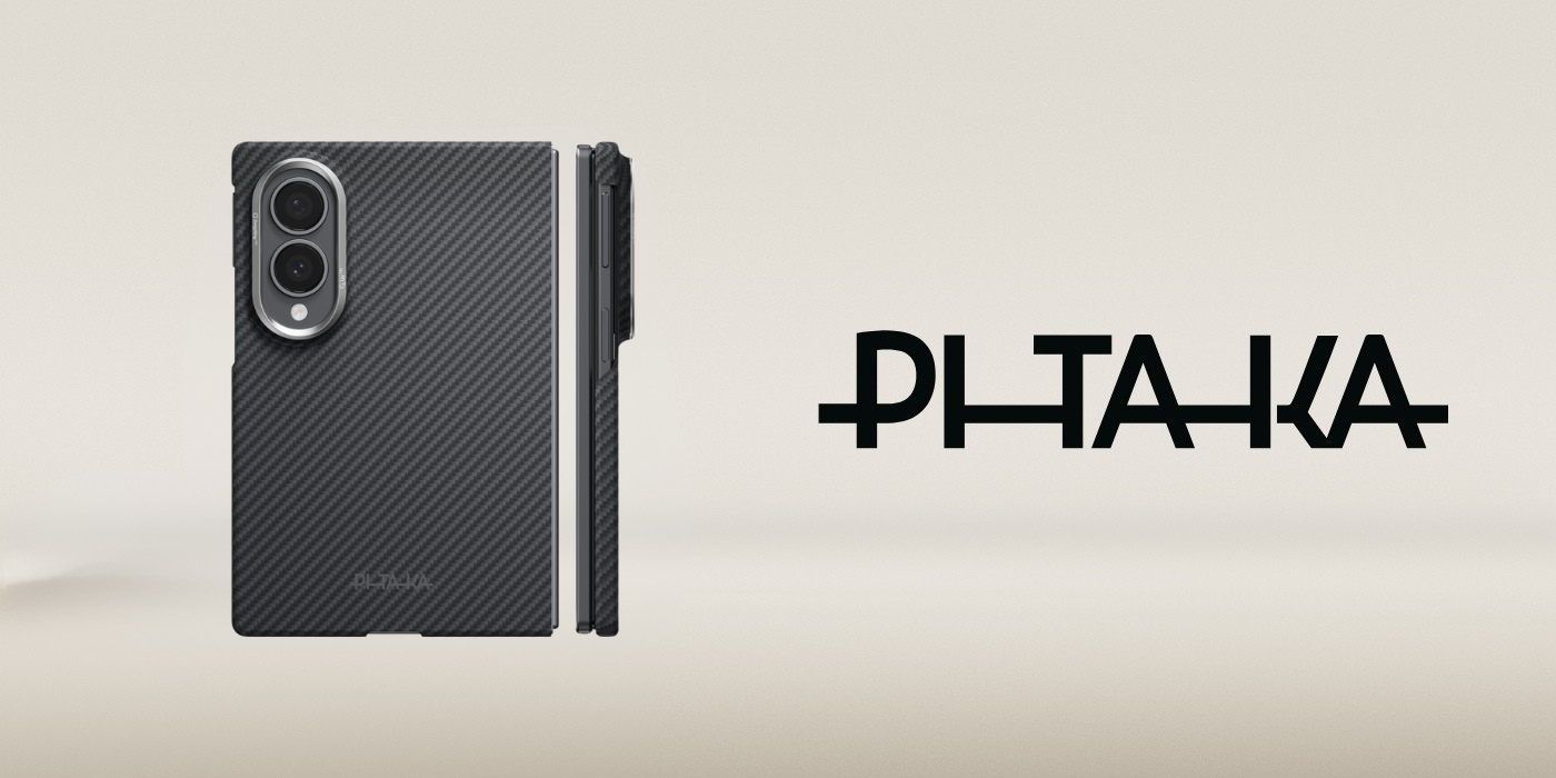 Dėklas PITAKA Edge Dėklas skirtas Samsung Galaxy Z Fold8 juodos spalvos-pilkas aprašymas - Prekės nuotrauka