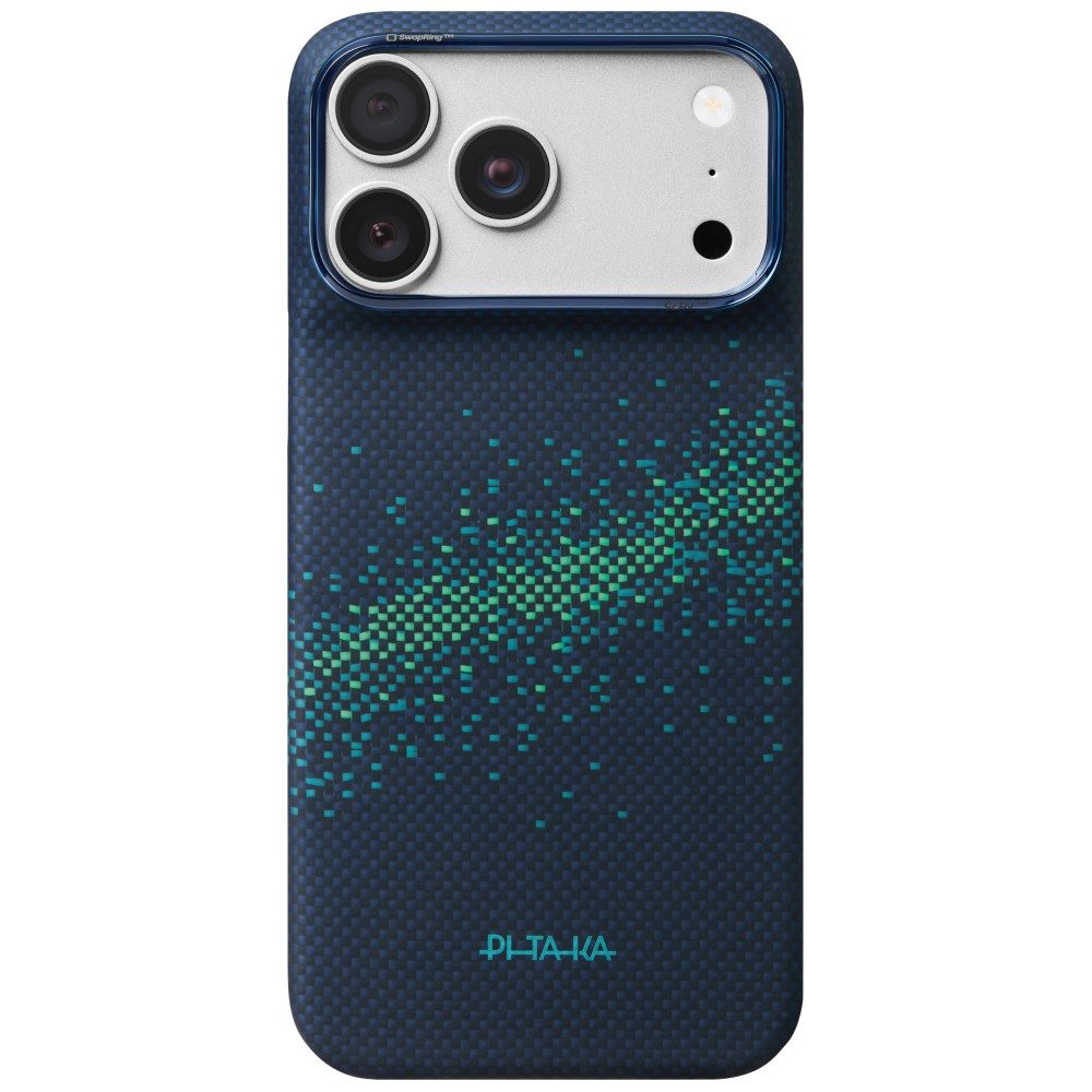 Dėklas PITAKA Edge Milky Way Galaxy 2.0, skirtas iPhone 18 Pro Max / 17 Pro Max, Nearfield Mėlyna aprašymas - Prekės nuotrauka